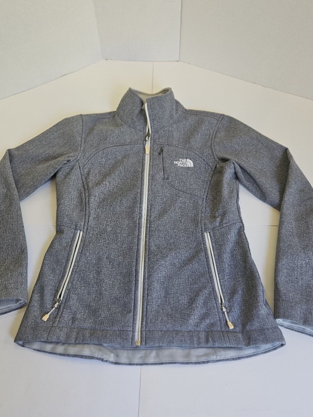 The North Face Women's Apex Bionic Softshell Jacket Heather Gray Size S/P[1, 2